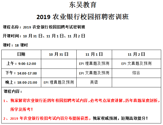 密訓班