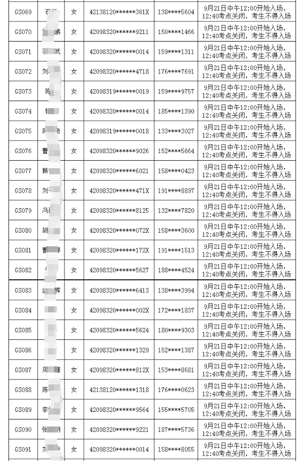 廣水農商銀行2024年新員工社會招錄面試時間安排表4